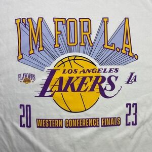 LA Los Angeles Lakers basketball promo shirt - 2023 Playoffs